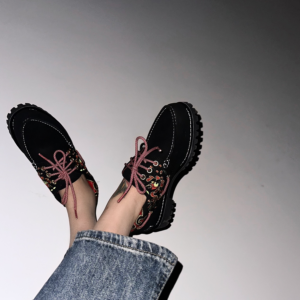 Giay Timberland 3-Holes Boot Shoes x Clot 'Black' A5Z6UW