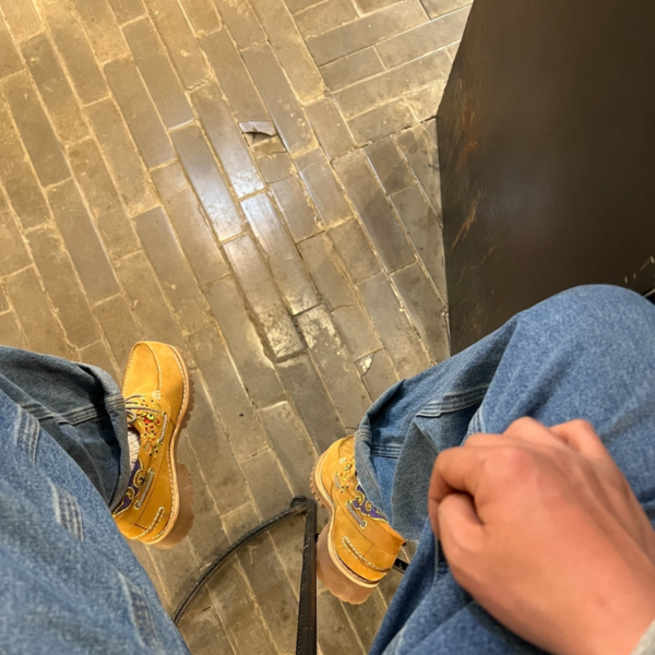 Giay Timberland 3-Holes Boot x CLOT 'Wheat' A5Z9YW