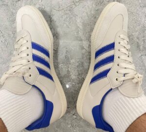 Giay Adidas Samba Human Race x Pharrell 'Blue' IG2088