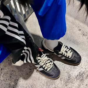 Giay Adidas Samba OG 'Aura Black Cream' IG6836