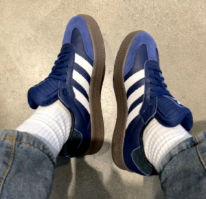 Giay Adidas Samba XLG 'Dark Blue Gum' IE9179