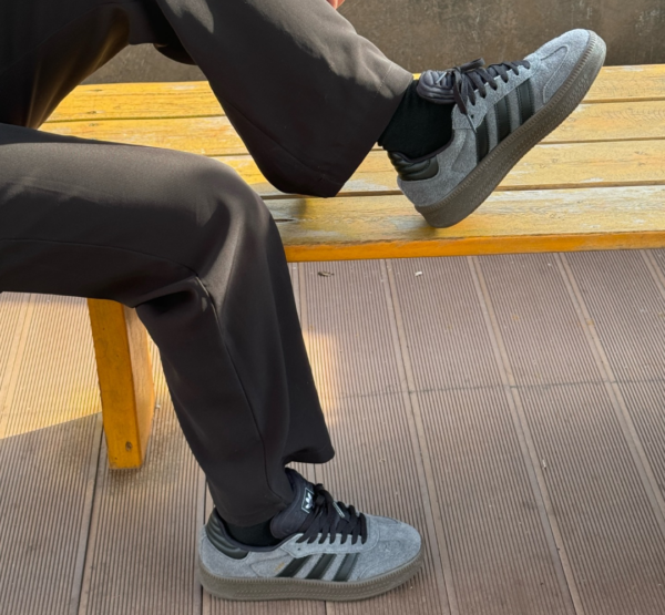 Giay Adidas Samba XLG 'Grey Black Gum' ID3201