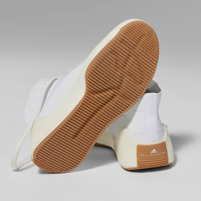Giay Adidas Treino Mid x Stella McCartney 'White Gum' FY1176