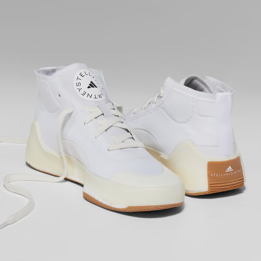 Giay Adidas Treino Mid x Stella McCartney 'White Gum' FY1176