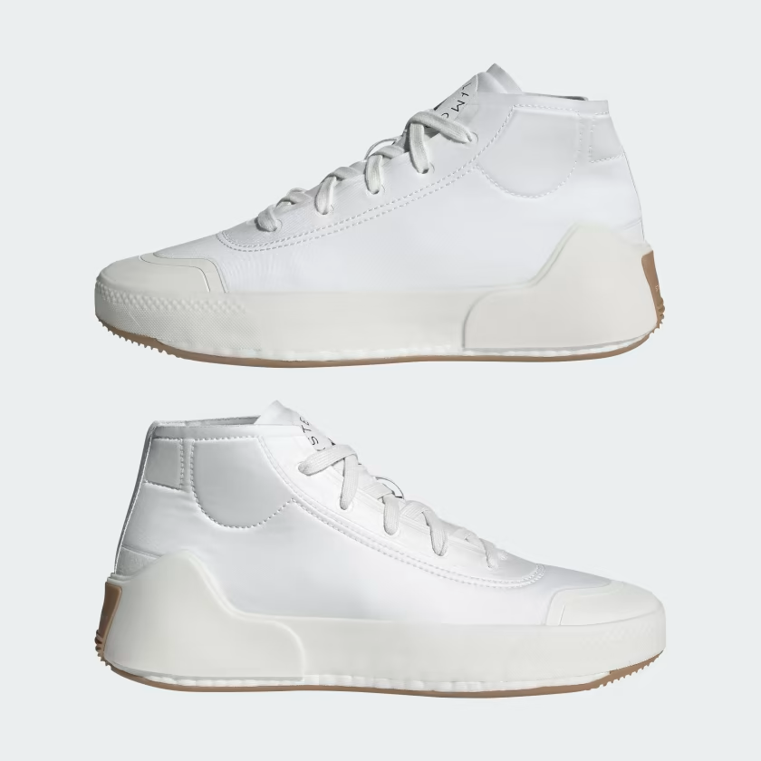 Giay Adidas Treino Mid x Stella McCartney 'White Gum' FY1176