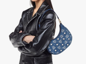 Tui MCM Arren Hobo In Vintage Jacquard 'Denim' MXZDSTA01LE001