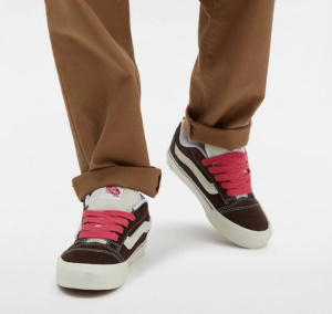 Giay Vans Knu Skool Retro 'Brown True White' VN0009QCBF2