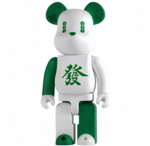 Mo Hinh Bearbrick Chengdu Mahjong 'Green White'