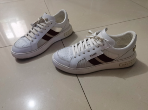 Giay Bally Leather 'White Red' 6237753