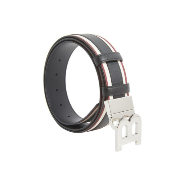 That Lung Bally Logo Buckle Belt Men's 'Black' 6239298