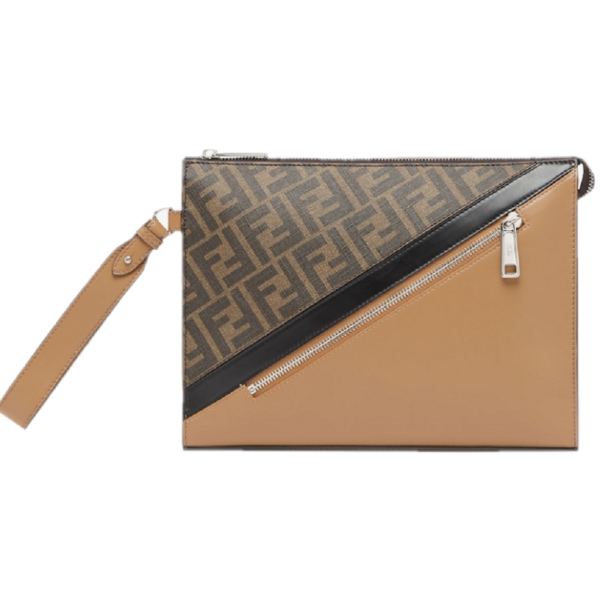 Tui Fendi Diagonal Flat 'Brown' 7VA491-AJF8-F1EGA