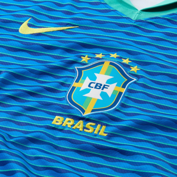 Ao Nike Brazil CBF 2024 Away Jersey 'Blue' FJ4283-458