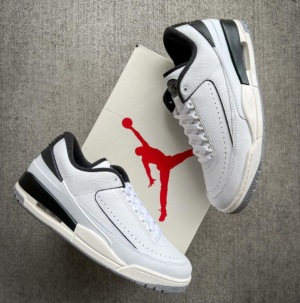 Giay Nike Air Jordan 2/3 'White Black' FD0383-100