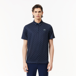 Ao Lacoste Anti-UV Printed Golf 'Blue' DH5175-51-525