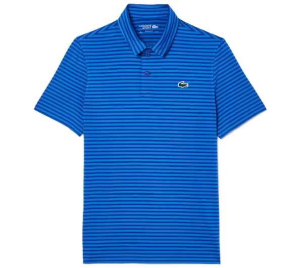 Ao Lacoste Ultra Dry Anti-UV Striped 'Navy Blue' DH7418-51-IQ9
