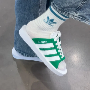 Dep Adidas Gazelle Beach Slides 'Green' JQ7426