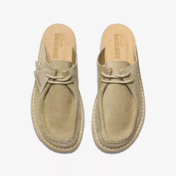 Giay Clarks DSRT Nomad Mule 'Grey' 26176535