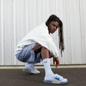 Dep Nike Offcourt Adjust Slide 'Wolf Grey Royal' DQ9624-002