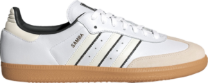 Giay Adidas Samba OG 'Double White Black Gum' ID1480