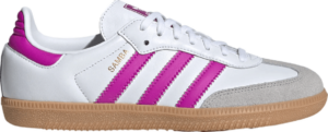 Giay Adidas Samba OG J 'White Purple Burst Gum' IH2873