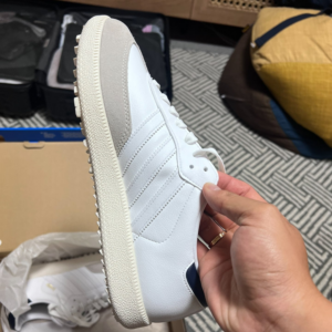 Giay Adidas Samba Spikeless Golf 'White Collegiate Navy' IE4870