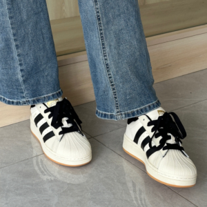 Giay Adidas Superstar XLG 'Cream Black Gum' ID5698