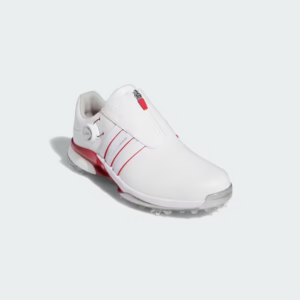Giay Adidas TOUR360 Boa 24 Wide Golf 'White Scarlet' IE3368