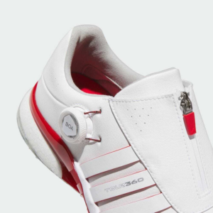 Giay Adidas TOUR360 Boa 24 Wide Golf 'White Scarlet' IE3368