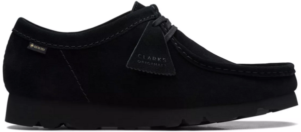 Giay Clarks Wallabee Gore-Tex 'Black Suede' 26149449
