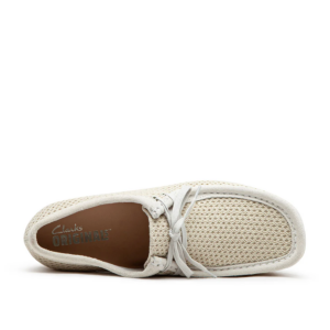 Giay Clarks Wallabee Off White 'Mesh White' 26175849