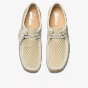 Giay Clarks Wallabee Off White 'Mesh White' 26175849