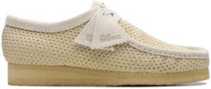 Giay Clarks Wallabee Off White 'Mesh White' 26175849