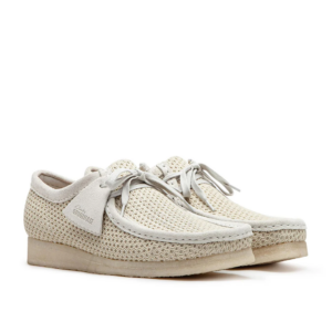 Giay Clarks Wallabee Off White 'Mesh White' 26175849