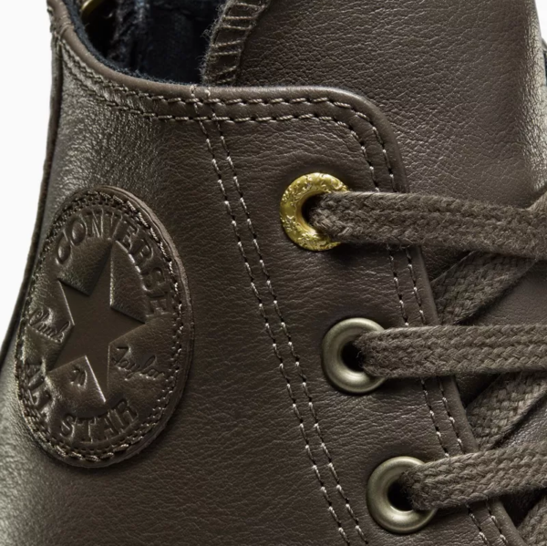 Giay Converse Chuck 70 Back Zip Leather 'Brown' A02110C