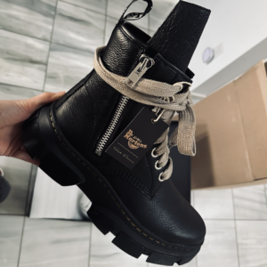 Giay Dr.Martens 1460 x Rick Owens Leather DMXL 'Black' 31755001