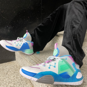 Giay Li Ning Wade All City 9 V1 'White French Blue' YKBR076-15