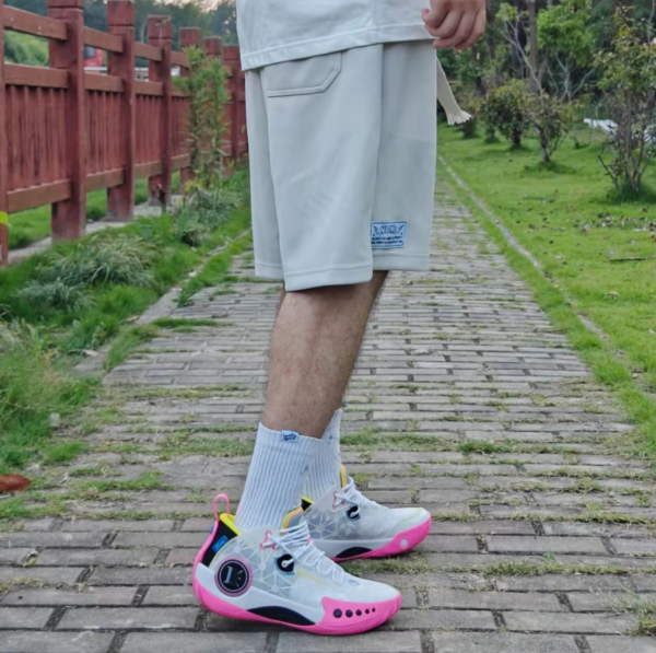 Giay Li Ning Wade Shadow 3 On Court 'White Pink' ABPR049-4