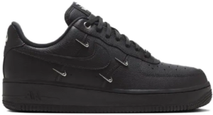 Giay Nike Air Force 1 Low 'Black Silver Mini Swoosh' HQ1180-001