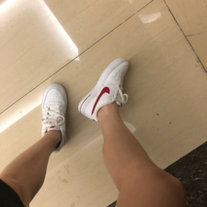 Giay Nike Air Force 1 Low GS 'Gym Red' AV6252-101