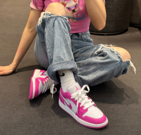 Giay Nike Air Jordan 1 Low 'Fire Pink' FV8486-600