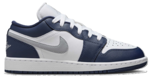 Giay Nike Air Jordan 1 Low 'Midnight Navy Wolf Grey' 553560-141