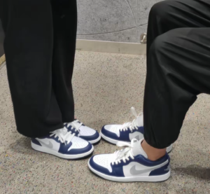 Giay Nike Air Jordan 1 Low 'Midnight Navy Wolf Grey' 553560-141