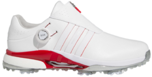Giay Adidas TOUR360 Boa 24 Wide Golf 'White Scarlet' IE3368