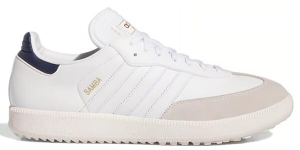 Giay Adidas Samba Spikeless Golf 'White Collegiate Navy' IE4870
