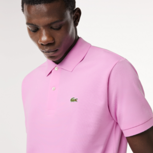 Ao Lacoste Classic Petit Pique Cotton 'Pink' L1212-51-IXV