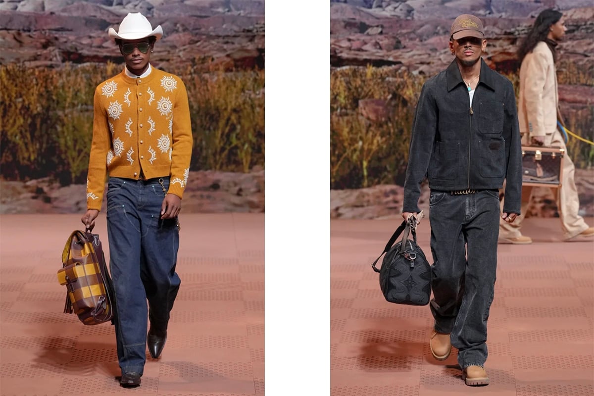 Hinh anh 2: Louis Vuitton Men 2024 - kham pha mien Tay hoang da