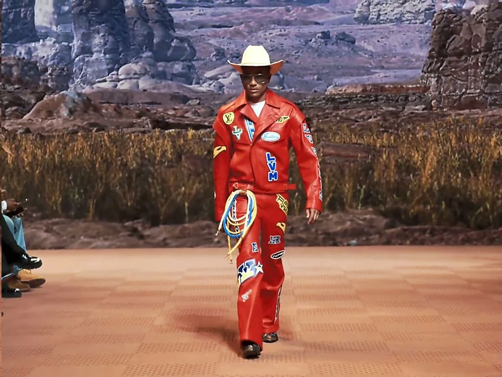 Hinh anh 1: Louis Vuitton Men 2024 - kham pha mien Tay hoang da