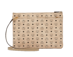 Tui MCM Medium Rabbit Crossbody Visetos 'Beige' MYZ6AXL81IG001