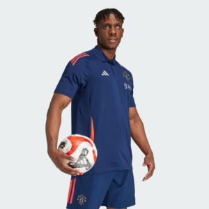 Ao Adidas Manchester United Tiro 24 Polo 'Blue' IT2028