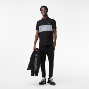 Ao Lacoste Stretch Pique Colorblock 'Black' PH1470-51-SNP